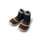 Finken, braun/navy Muster gestreift | Collégiens - toietmoi-laboutique