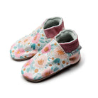 Leder-Finken, Blumen | inch blue - toietmoi-laboutique