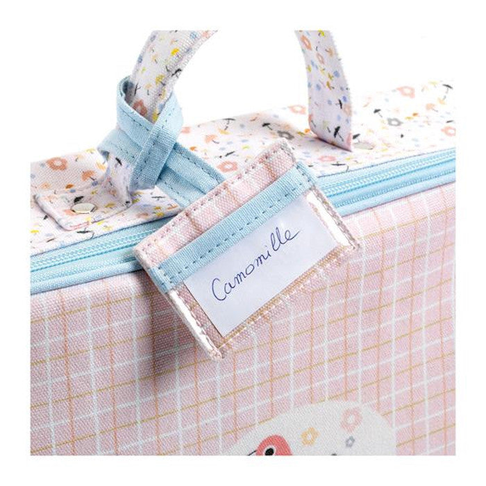 Puppenkoffer, rosa | djeco - toietmoi-laboutique