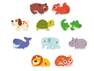 Puzzle Duo Tiere | djeco - toietmoi-laboutique