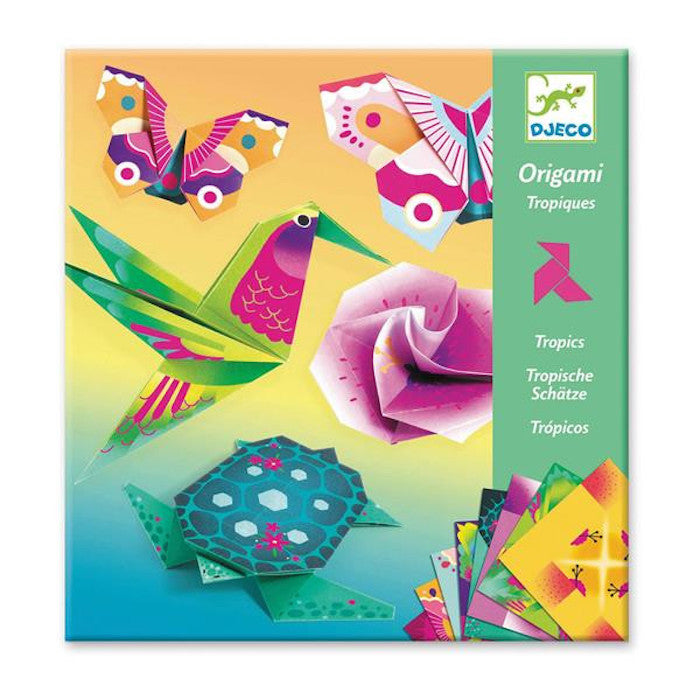 Origami, tropische Schätze | djeco - toietmoi-laboutique