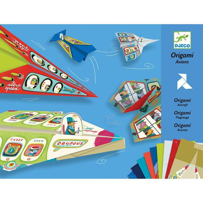 Origami, Flugzeuge | djeco - toietmoi-laboutique