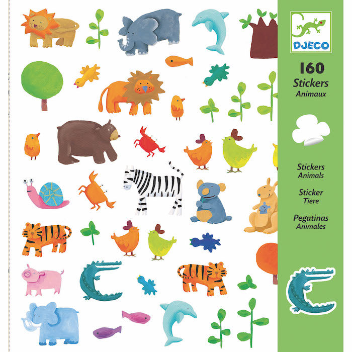 160 Sticker, Tiere | djeco - toietmoi-laboutique
