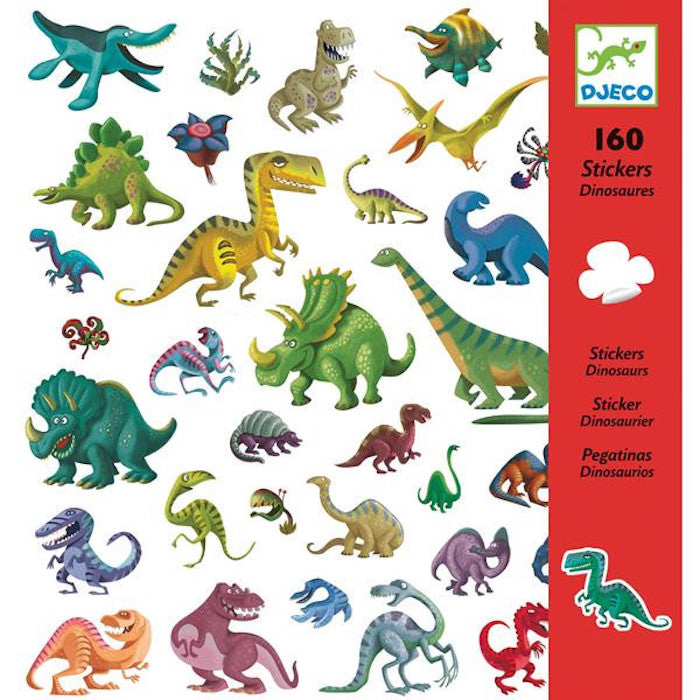 160 Sticker, Dinos | djeco - toietmoi-laboutique