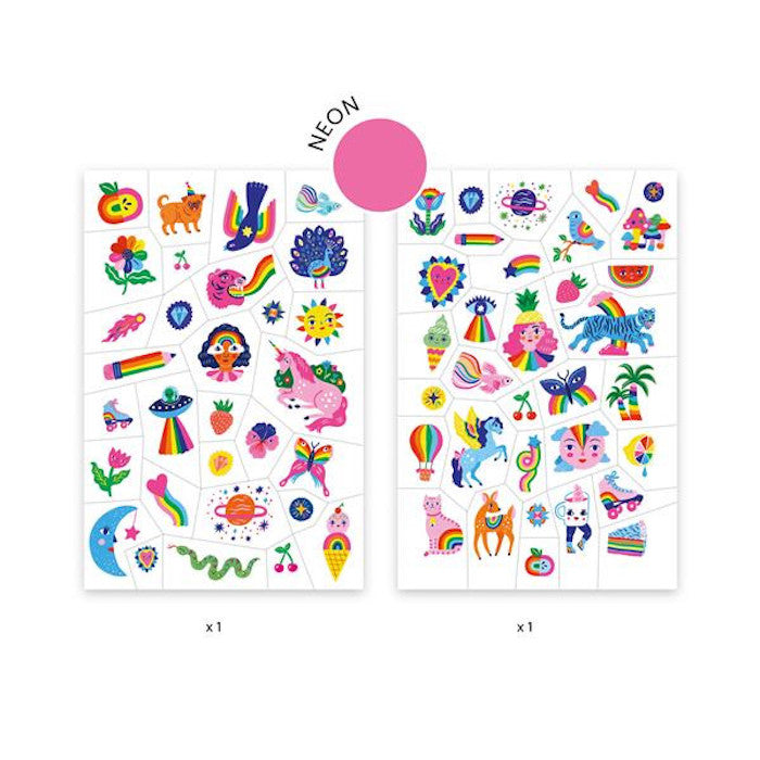 Tattoos, Regenbogen | djeco - toietmoi-laboutique