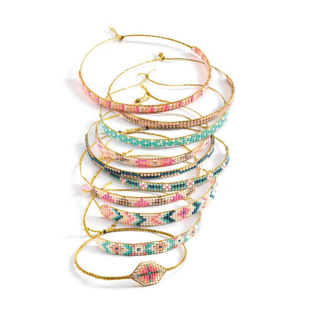 Perlen-Weben Armbänder | djeco - toietmoi-laboutique