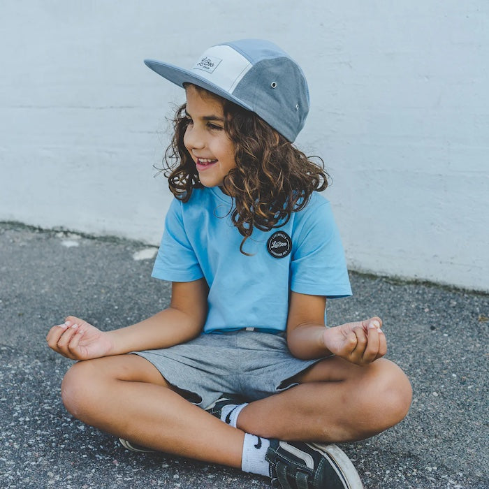 Baseball-Cap, sturmblau/weiss/grau | Lil' Boo - toietmoi-laboutique
