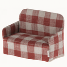 Sofa, rot/Vichycaro | maileg - toietmoi-laboutique