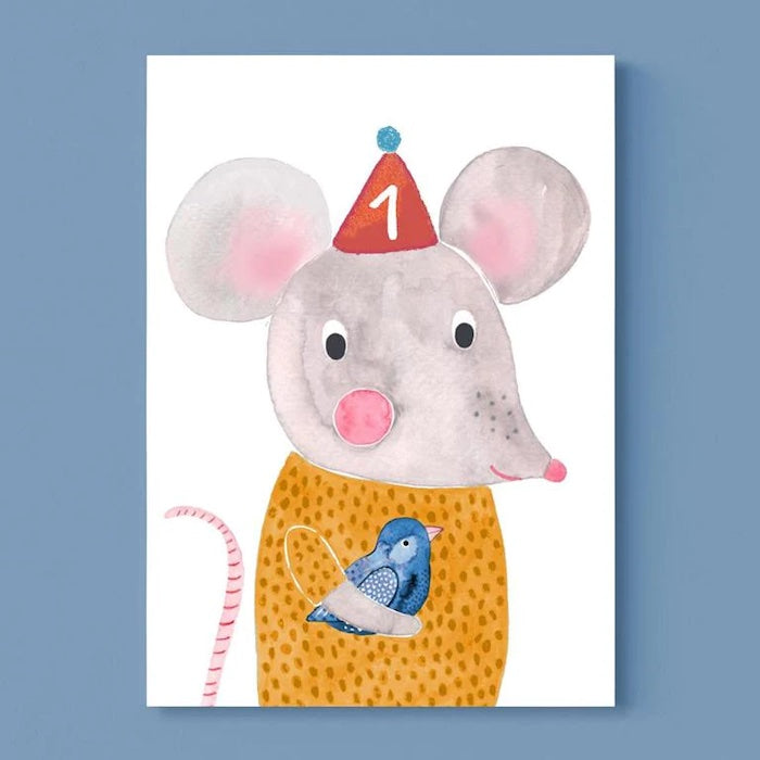 Postkarte - Maus 1 | Frau Ottilie - toietmoi-laboutique