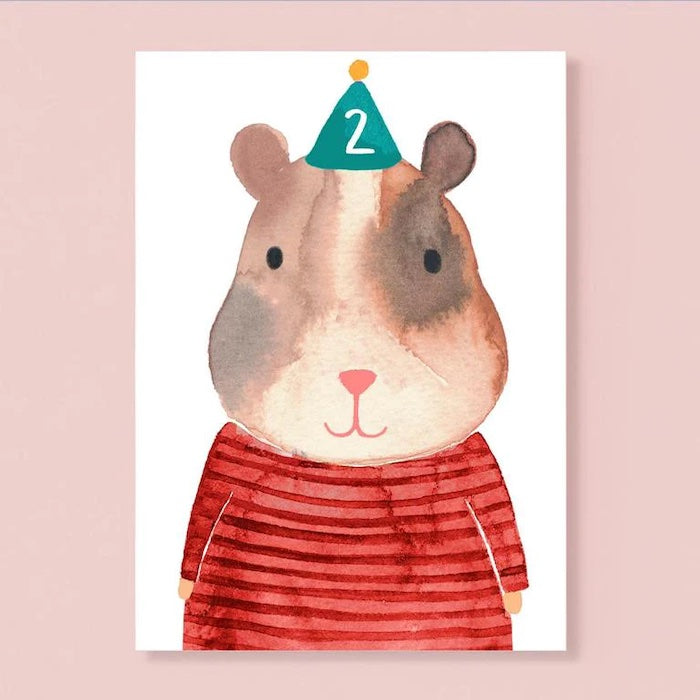 Postkarte - Hamster 2 | Frau Ottilie - toietmoi-laboutique