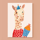 Postkarte - Giraffe Einschulung | Frau Ottilie - toietmoi-laboutique