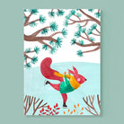 Postkarte - Eichhörnchen | Frau Ottilie - toietmoi-laboutique