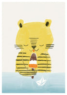 Postkarte Tiger | Schöne Grüsse - toietmoi-laboutique