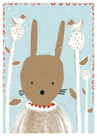 Postkarte Winterhase | Schöne Grüsse - toietmoi-laboutique