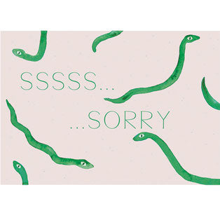 Postkarte - sssss... sorry | Anna Cosma - toietmoi-laboutique