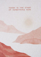 Postkarte - today is the start... | Anna Cosma - toietmoi-laboutique