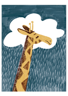 Postkarte Giraffe | Schöne Grüsse - toietmoi-laboutique