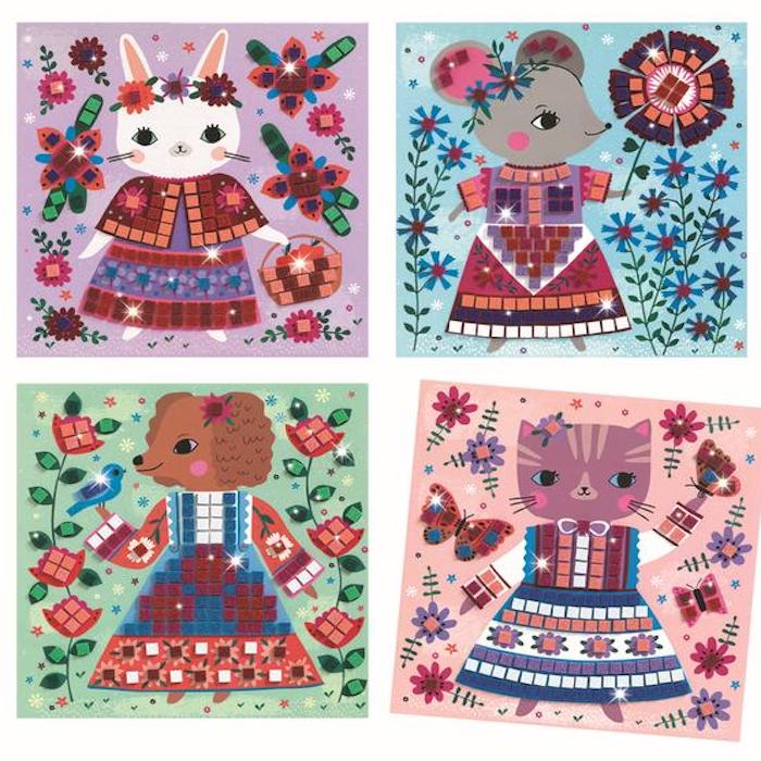 Mosaik, süsse Tieren | djeco - toietmoi-laboutique