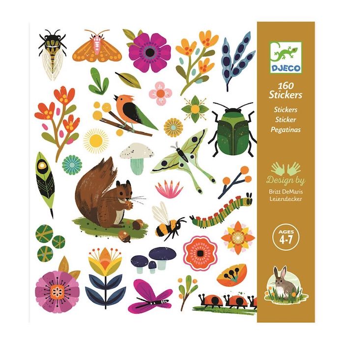 160 Sticker, Garten | djeco - toietmoi-laboutique
