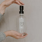 Seifenspender transparent 500ml,Herz | Eulenschnitt - toietmoi-laboutique