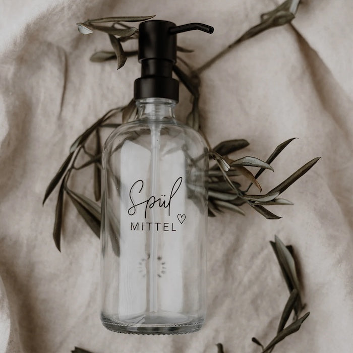 Seifenspender transparent 500ml,Spülmittel | Eulenschnitt - toietmoi-laboutique