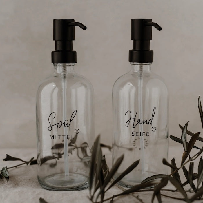 Seifenspender transparent 500ml, Handseife | Eulenschnitt - toietmoi-laboutique
