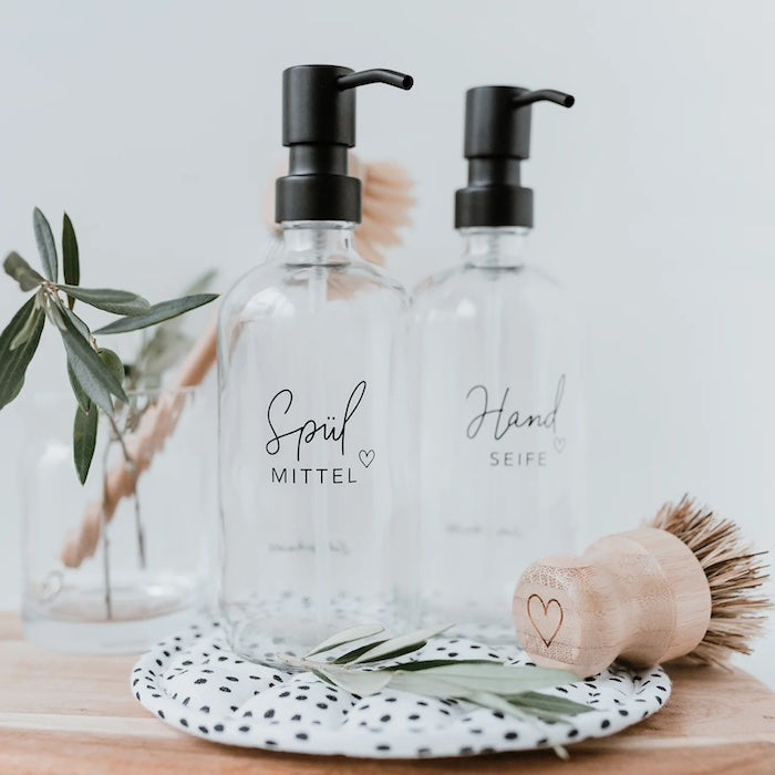 Seifenspender transparent 500ml, Handseife | Eulenschnitt - toietmoi-laboutique