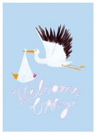 Postkarte Welcome baby | Schöne Grüsse - toietmoi-laboutique