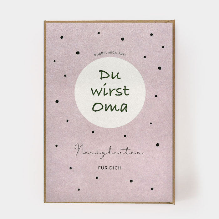 Rubbelkarte - Neuigkeiten für dich | Kartenmarie - toietmoi-laboutique