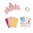 Bastelset Mosaik, 4 Diademe Prinzessin | djeco - toietmoi-laboutique