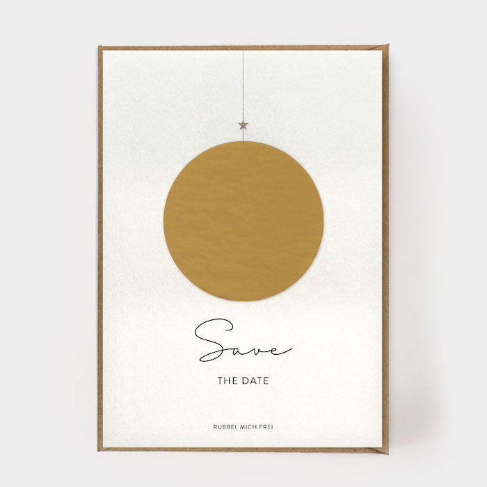 Rubbelkarte - Save the date | Kartenmarie - toietmoi-laboutique
