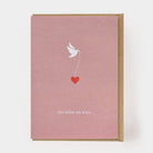 Postkarte mit Umschlag - Ich denk an dich | Kartenmarie - toietmoi-laboutique