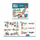 Bastelset Mosaik, 3 Piratenschwerter | djeco - toietmoi-laboutique