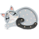 Holzlampe, Katze grau | Little Lights - toietmoi-laboutique