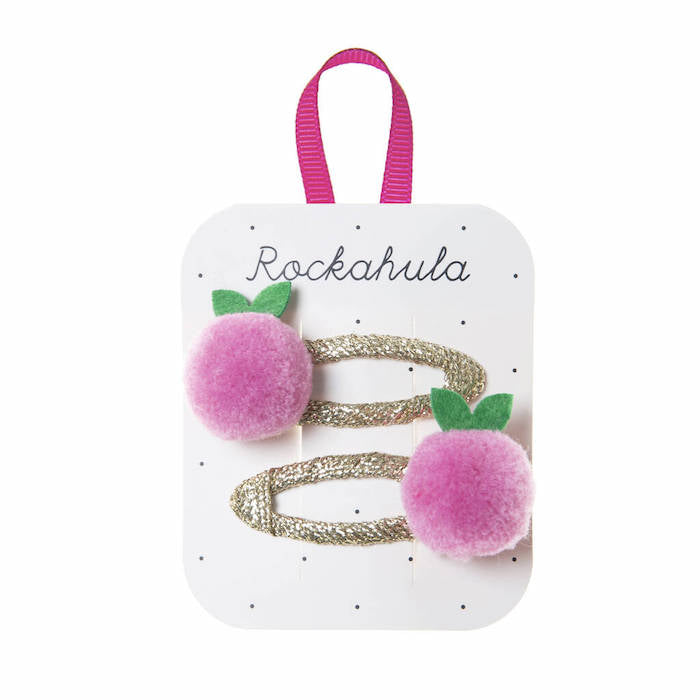2 Haarspangen, Pfirsich/gold | Rockahula - toietmoi-laboutique