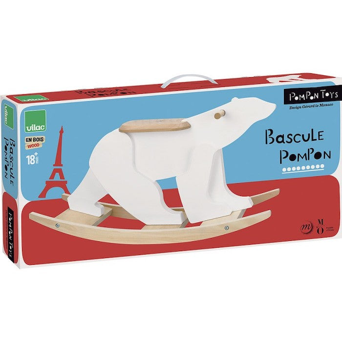 Schaukeleisbär aus Holz | Vilac - toietmoi-laboutique