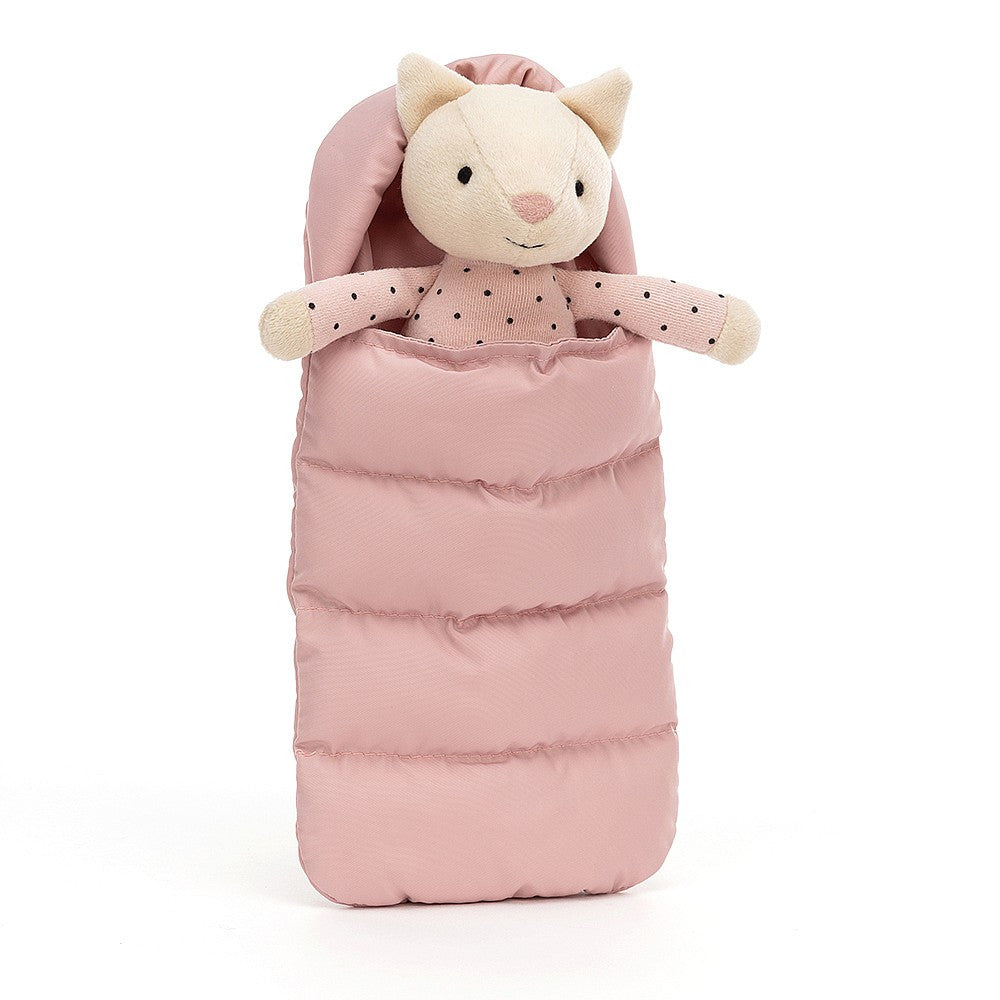 Kuscheltier, Katze im Schlafsack | Jellycat - toietmoi-laboutique